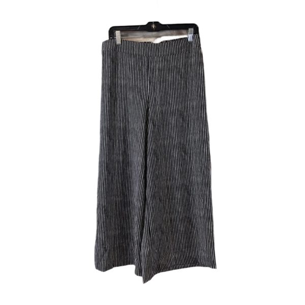 Pants Wide Leg By Adrianna Papell In Striped Pattern, Size: 8 For Cheap