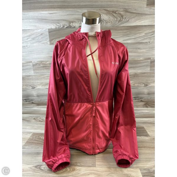 Jacket Windbreaker By Columbia In Red, Size: M Cheap