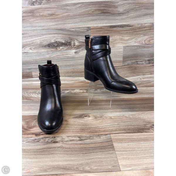 Boots Ankle Heels By Tommy Hilfiger In Black, Size: 10 Cheap